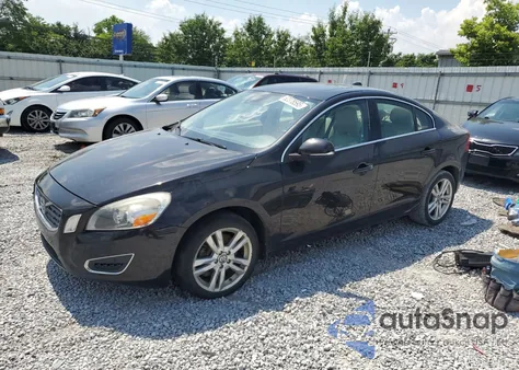 2013 Volvo S60 T5 from USA, damaged, VIN YV1612FH1D2191125